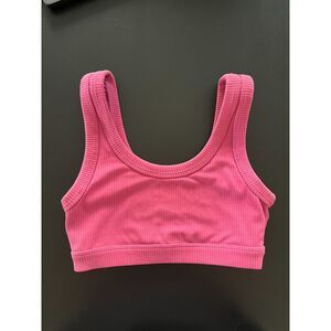 Alo Yoga Ribbed Scoop Neck Bra